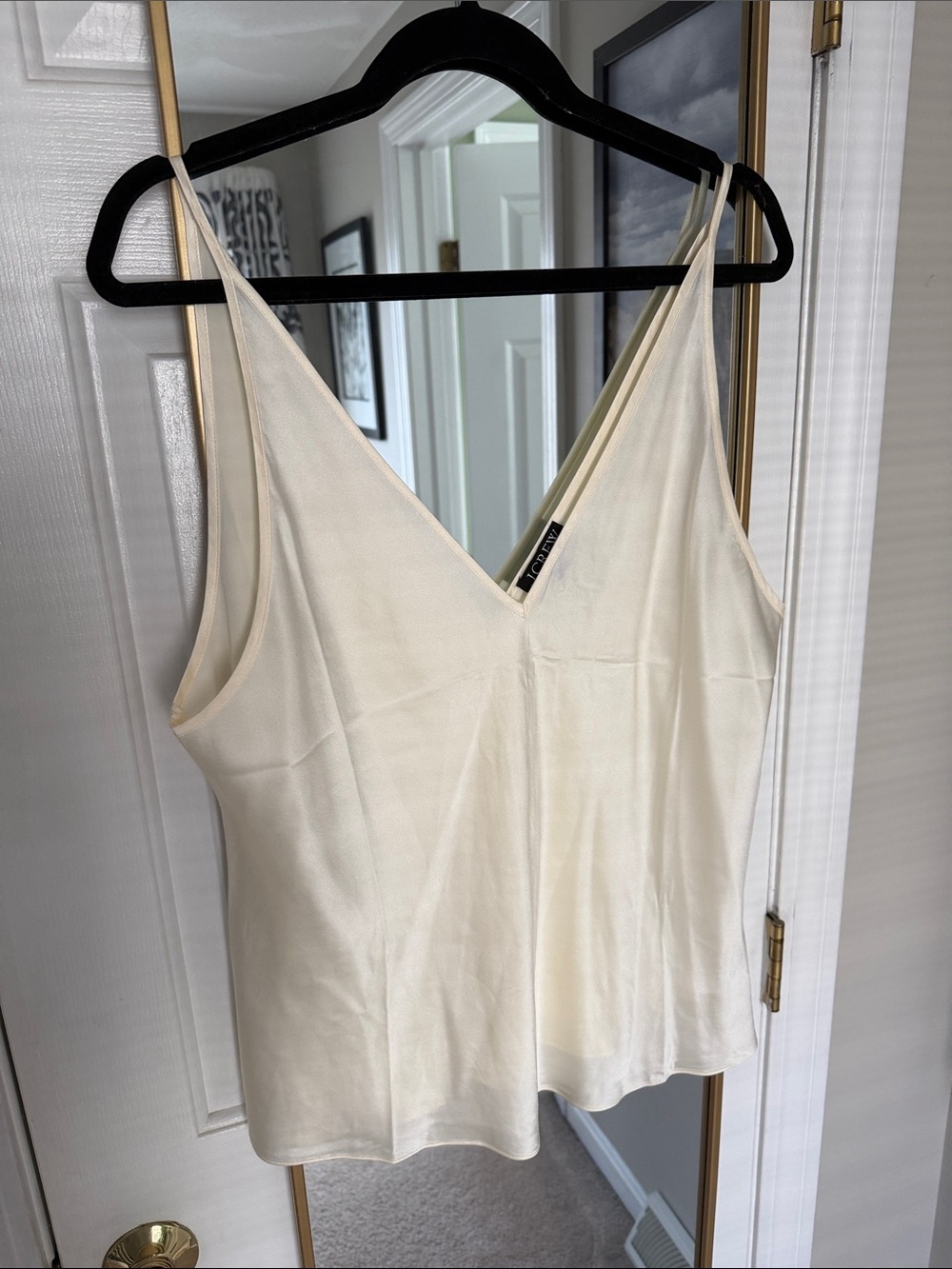 100% Silk V-Neck Cami Tank